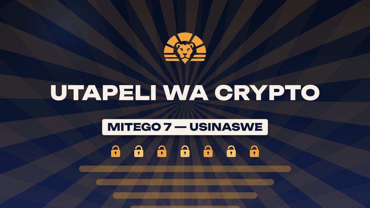 Utapeli wa Crypto — Mitego Saba